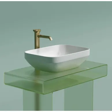 Раковина накладная Ceramicanova Element (CN6055MW) (50 см) белая матовая 6