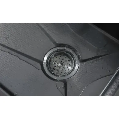 Мойка кухонная Cerutti SPA Gloria II CT10356 многофункциональная, чёрная 7