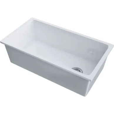Мойка кухонная Omoikiri Tokara 88-U/I-WH Glossy 4993867 88x47.7 см, белая глянцевая 0