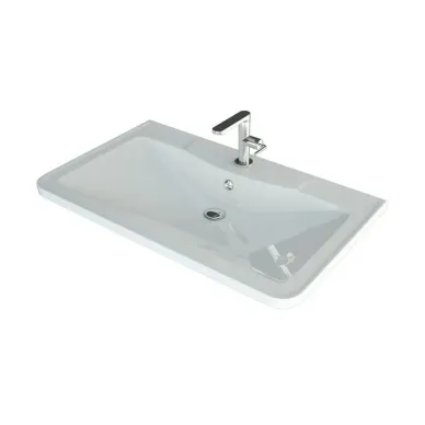 Раковина Style Line Атлантика ЛС-00000616 80 см, белая 0