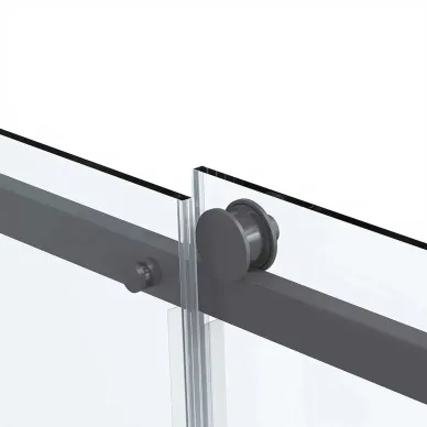 Душевая дверь Vincea Soft VDS-1CS120CLGM 120x195 см, профиль вороненная сталь/стекло прозрачное 8