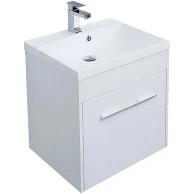 Тумба для ванной Aquanet Августа 274017 58 см, белый глянец 0