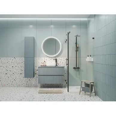 Тумба для ванной Aquanet Джейн 313319 90 см, мисти грин 13