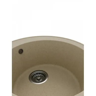 Мойка для кухни Teymi Lina Smart T120106 D48 круглая бежевая матовая 10