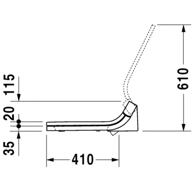 Крышка-сиденье Duravit SensoWash (610001002000300) с функцией биде 8