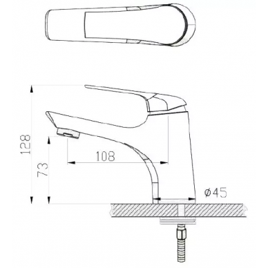 Смеситель для раковины BelBagno Gamma (GAM-LVM-IN) 1