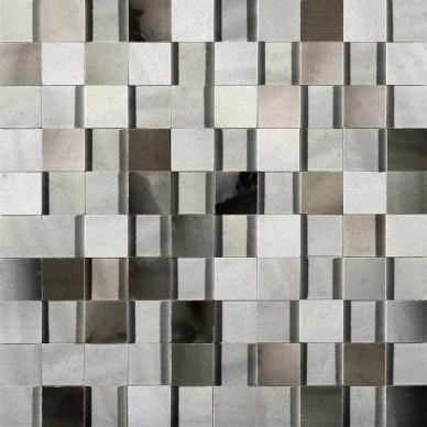 739967 ALABASTRI Fume Mosaico 3D 3x3 Lap Ret 30x30 0