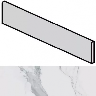 748342 I Classici Statuario Battiscopa Soft 4.6x60 0
