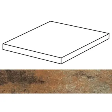 Xtreme Copper Lappato Peldano Solid Ang 59.55x59.55 0