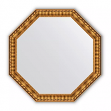 Зеркало Evoform Octagon (BY 3716) в багетной раме, золотой акведук (60,4х60,4 см) 0