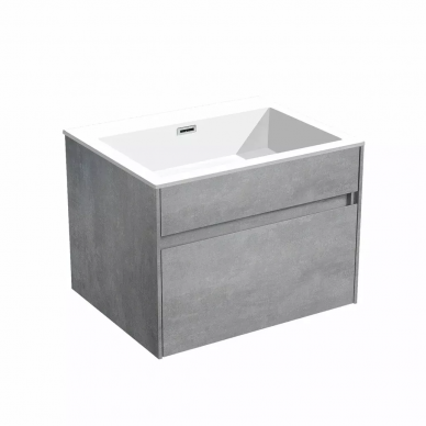 Тумба для ванной Vincea Chiara	(VMC-1C600CT) 60x48 см, подвесная Cement 5
