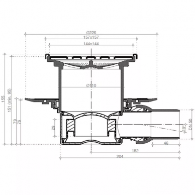 Трап для душа Pestan Confluo Standard Plate 1 (13702556) 5