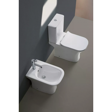 Биде напольное Azario Fretta Square (AZ-1215C) 1