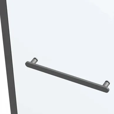 Душевая дверь Vincea Soft VDS-1CS130CLGM 130x195 см, профиль вороненная сталь/стекло прозрачное 7