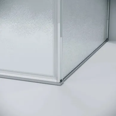 Душевой уголок Grossman Galaxy 140х90х195 см, левая, стекло шиншилла/профиль хром 6