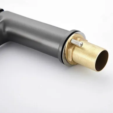Смеситель для раковины BELZ B019 B10019-3 оружейная сталь 5