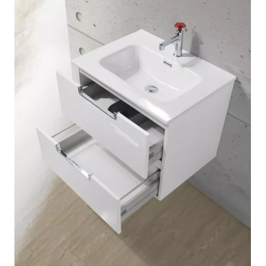 Тумба для ванной Belbagno Leticia 100 (Bianco Lucido) 4