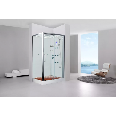 Душевая кабина Acquazzone Viktoria 120 L (120х90) с паром 5