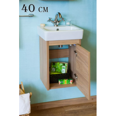 Тумба для ванной Sanflor Ларго 40 (вяз швейцарский) 7