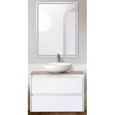 Комплект мебели для ванной Belbagno SET-KRAFT 70 (SET-KRAFT-700-BO-C-BB344-LOY-GRT-600/800) Bianco Opaco 0