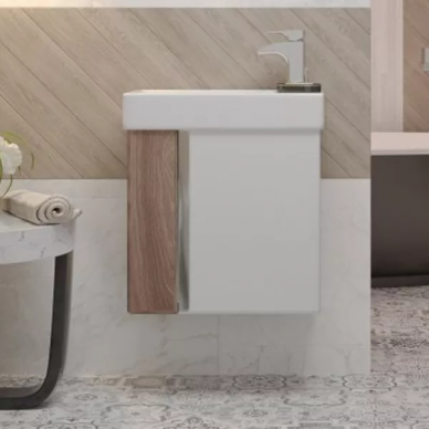 Тумба для ванной Aquaton Вита (1A221401VTD70) белый/ясень шимо 6