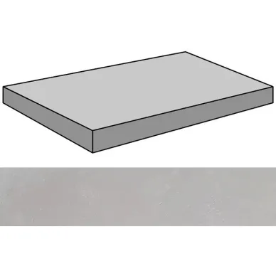 Forma Grey Stuccato Gradone Rec Ang 29.67x119.3 0