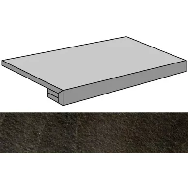 Materia Black Flame Gradone Rec-90 44.63x89.46 0