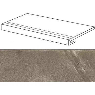 BRICKWORK MOKA NAT GRAD-100 24.9х100 0