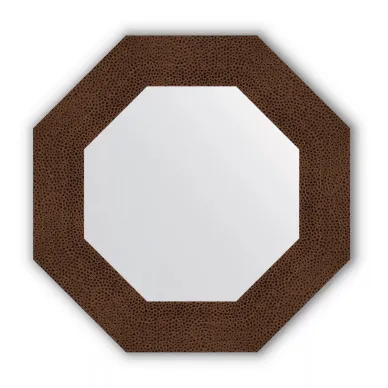 Зеркало Evoform Octagon (BY 3805) в багетной раме, бронзовая лава (56,6х56,6 см) 0