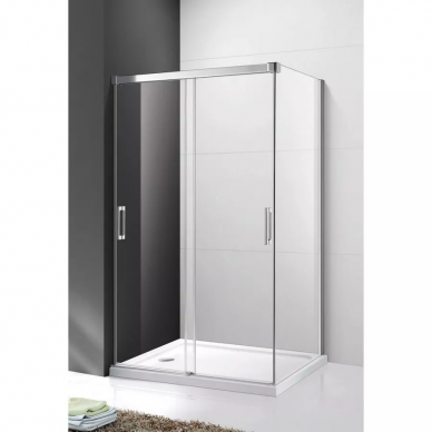 Душевой уголок Cezares Tandem Soft AH-2 (120x80) левый, текстурное стекло 0
