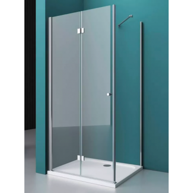 Душевой уголок BelBagno Albano (ALBANO-ASH-1-90/100-C-Cr) 90х100 см, профиль хром/стекло прозрачное 7