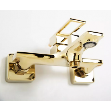 Смеситель для ванны BelBagno Luce (LUC-VAS-ORO) золото 5