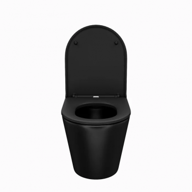Чаша подвесного унитаза Iddis Calipso (CALR3BMi25) черный матовый 5
