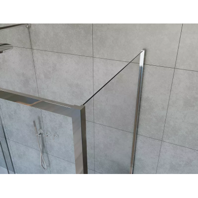 Душевой уголок Vincea Garda (VSR-1G29020CH) 200x90 см, профиль хром/стекло шиншилла 9