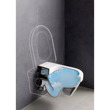 Чаша подвесного унитаза Gustavsberg Hygienic Flush (5G84HR01) с микролифтом 3