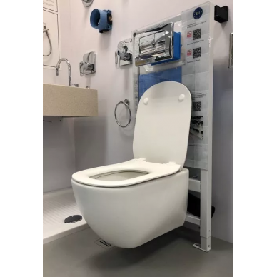 Инсталляция для унитаза Ideal Standard Prosys Tesi AquaBlade (T3868V1) безободковый,белый матовый, микролифт 7