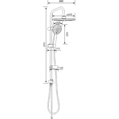 Душевая система Agger Breeze (A0193500), хром 7