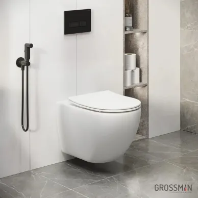 Инсталляция для подвесного унитаза Grossman 900.K31.01.000+клавиша 700.K31.03.210.210+унитаз GR-4411S 14