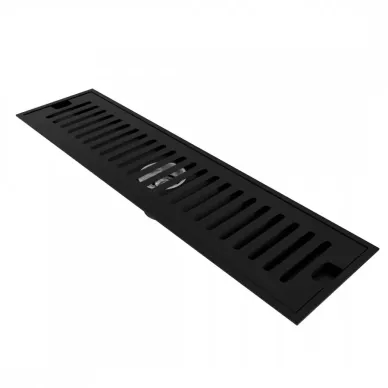 Душевой лоток Teymi Helmi T90328 чёрный, 10x40 см 7