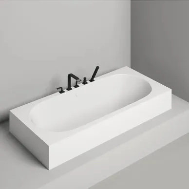 Ванна из литого мрамора Salini Ornella Axis 103412M S-Sense 190x90 см, белая матовая 5