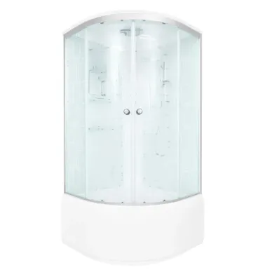 Душевая кабина DTO EM EM4510GM 100x100x220 см, с гидромассажем 0