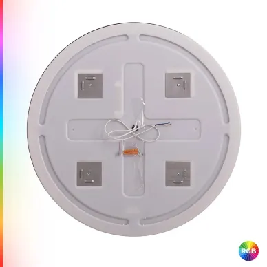 Зеркало Cezares Multicolore CZR-SPC-MC-800-RGB-TCH 80 см, с подсветкой RGB и сенсорным выключателем, с памятью 5