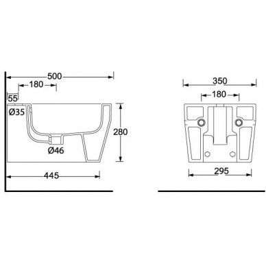 Биде подвесное BelBagno Alise (BB540BH) 2
