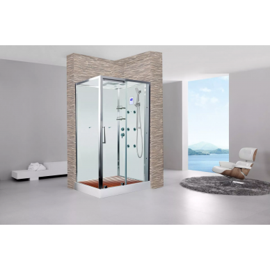 Душевая кабина Acquazzone Viktoria 120 R (120х90) с паром 9