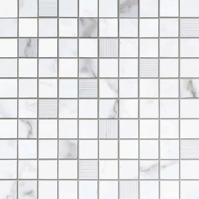 748341 I Classici Statuario Mosaico 3D Mix 30x30 0