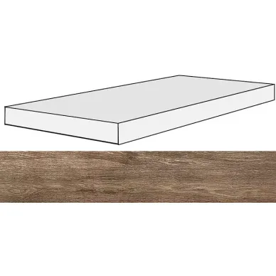 738137 Selection Brown Oak Angolo Gradino SX 40x120x3 0
