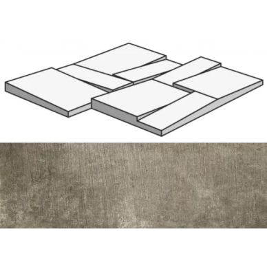 755944 Matieres Gris Modulo Muretto 3D 30x30 0