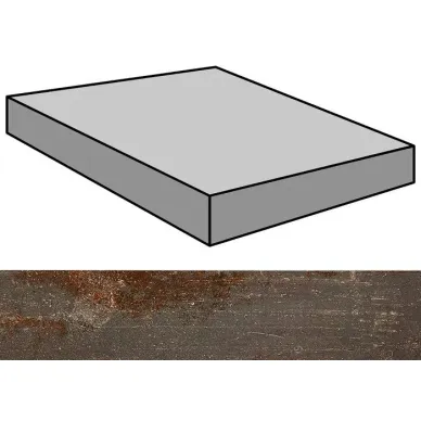 Cast Iron Oxidum Natural Gradone Rec Ang 59.55x59.55 0