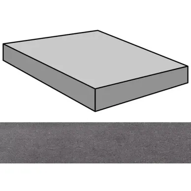 Lava Negro Natural Gradone Rec Ang 59.55x59.55 0