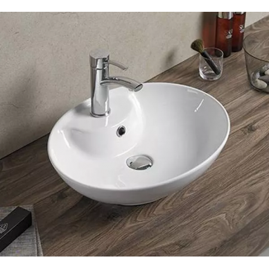 Раковина накладная Comforty 78197, (51x40.5 см) белая 0
